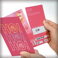 Creased Voucher Cards