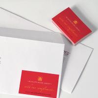 Glossy Business Card Sticker