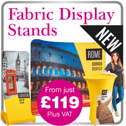 Exhibition fabric display stands bicester