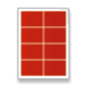 Gabarit planche de stickers rectangle 68x90mm