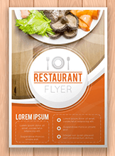 modèle de flyer restaurant
