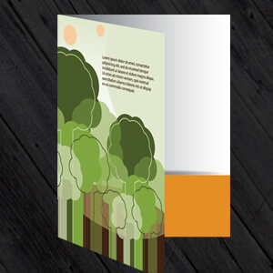 Folder printing and design, a5 and a4 folders, folder printing from £61