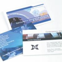 Business card: Gloss Laminated front