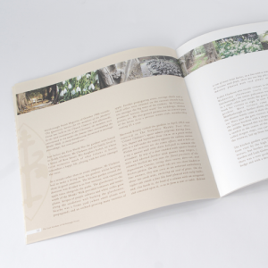 Vierkante brochures: 100 grams GeUncoated