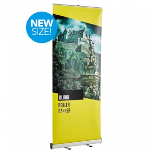 Blurb Roller Banner Stand and Poster
