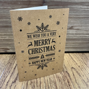 Kraftboard Christmas Cards