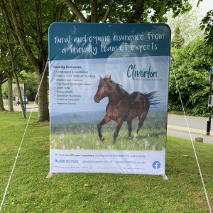 Outdoor Fabric Displays