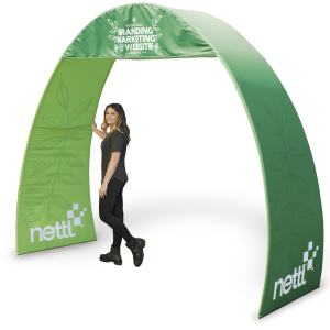 Fabric Arch Display