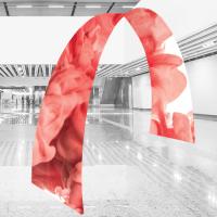 Fabric Arch Display
