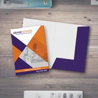 Matt Laminated Interlocking Folders