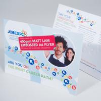 400gsm Embossed Matt Lam Flyers