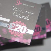 Thick Flyers: Matt Laminated + Foil NEW!