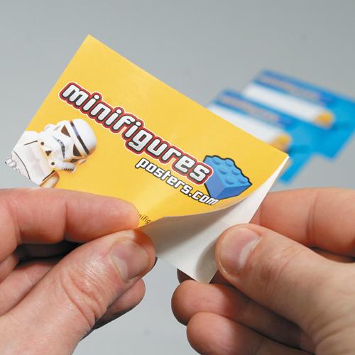 Sticker papier étiquette autocollante brillant Flyerzone