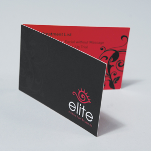 300 gsm uncoated Folded Business Cards