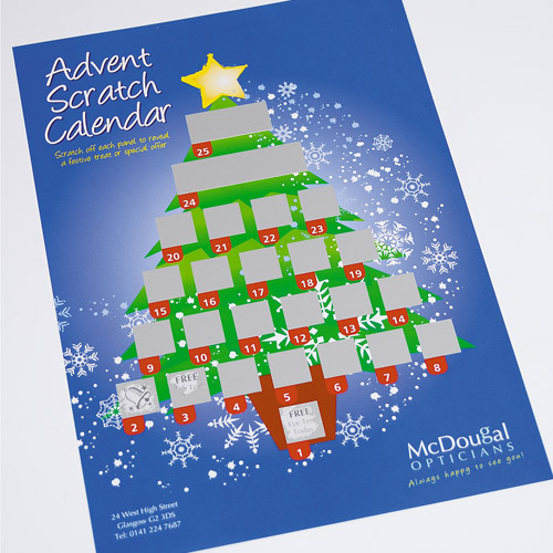 Advent Scratch Calendar UK
