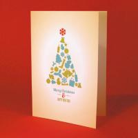 Silk Christmas Cards