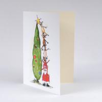 Silk Christmas Cards