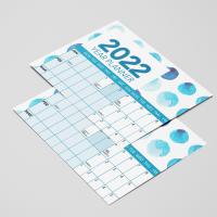 170gsm Silk Wallplanners