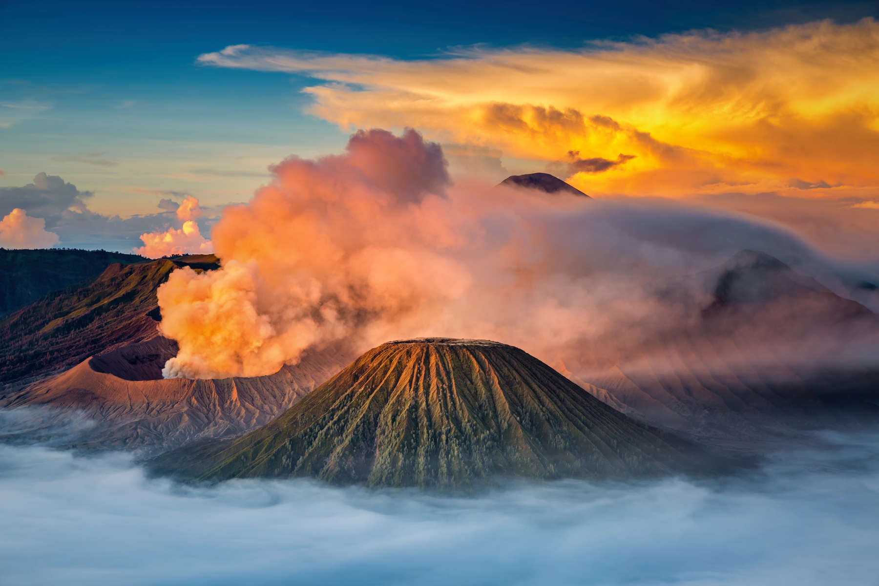 Mt.Bromo in Tengger Semeru National Park, East Java, Indonesia