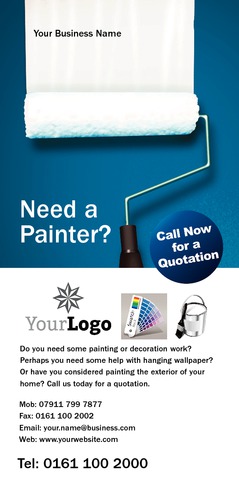 Painters and Decorators 1/3rd A4 Flyers by Neil Watson