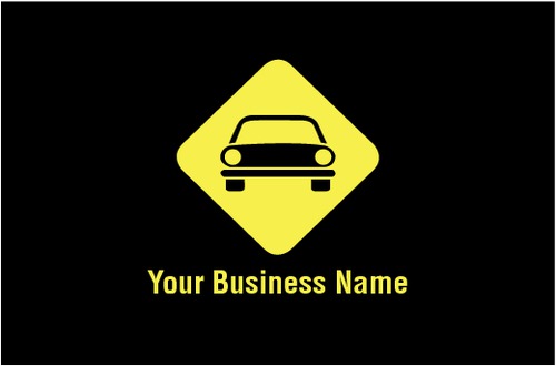 Taxi Business Card  by Rebecca Doherty