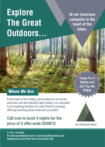 Outdoors A6 Flyers by Rebecca Doherty