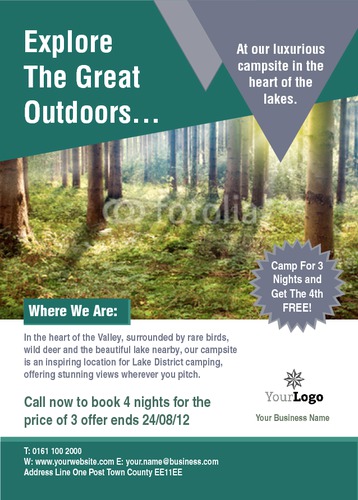 Outdoors A6 Flyers by Rebecca Doherty