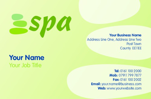 Massage Business Card  by Tony Elmore