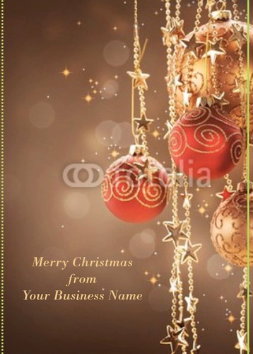  Edit & Go: Regular (Folds to A6) Christmas Cards by Nickola O'Connor