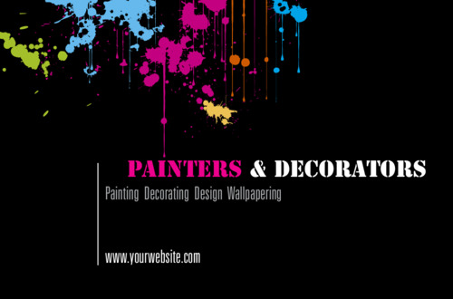 Painters and Decorators Business Card  by Brightstar Creative Ltd