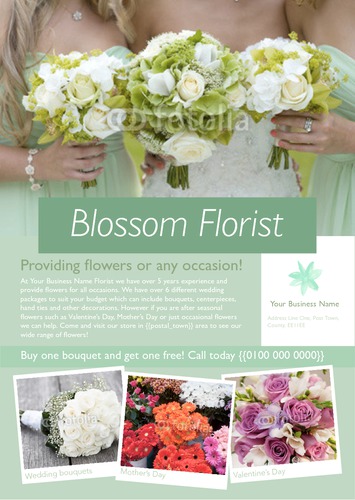 Florist  A5 Flyers by Ro Do