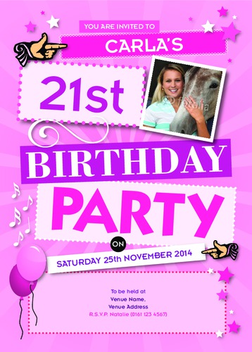 Birthday Party A6 Invitations by Christopher Heath