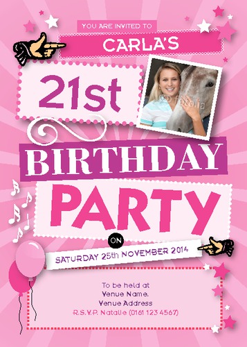 Birthday Party A7 Invitations by Christopher Heath