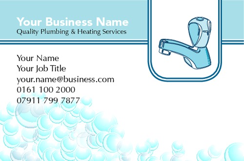 Plumbers Business Card  by Simon Newsham