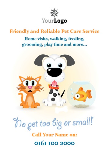 Pet Care A6 Flyers by Christopher Heath