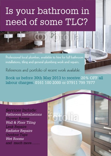 Home Improvement A6 Flyers Home Improvement A6 Flyers by Simon Newsham