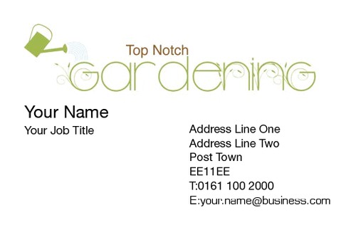 Gardening Business Card  by Talvinder Bhogal