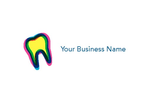 Dentists Business Card  by Alan Gunning