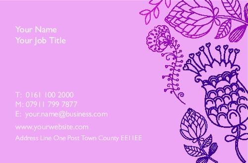 Florist  Business Card  by Ro Do