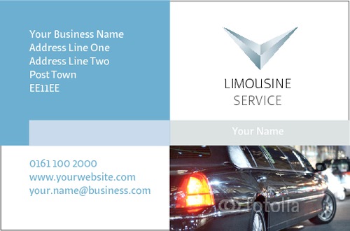 Taxi Business Card  by TemplateCloud.com