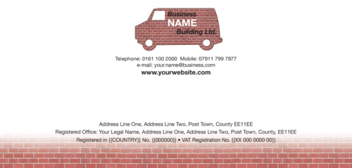 Builders 1/3rd A4 Stationery by Kevin Walls