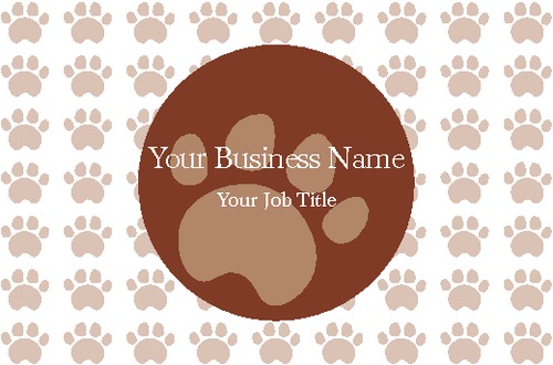 Dog Walkers Business Card  by Rajeev Arora