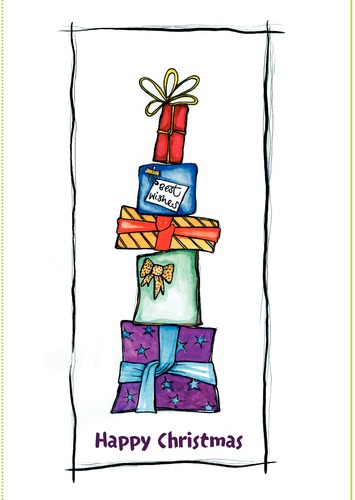 Edit & Go: Large (Folds to A5) Christmas Cards Edit & Go: Large (Folds to A5) Christmas Cards by TemplateCloud.com