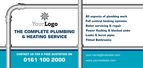 Plumbers 1/3rd A4 Flyers by Peter Stewart