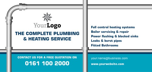 Plumbers 1/3rd A4 Flyers by Peter Stewart