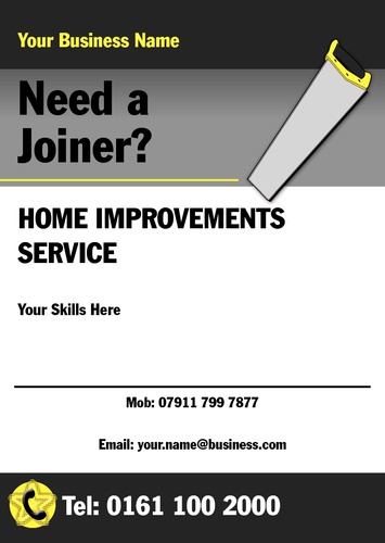 Joiners A6 Flyers by Neil Watson