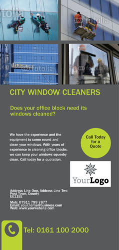 Cleaning 1/3rd A4 Flyers by Neil Watson