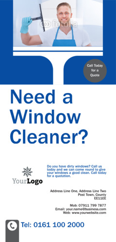 Cleaning 1/3rd A4 Flyers by Neil Watson
