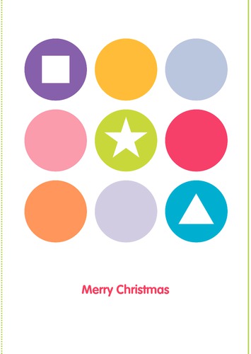  Edit & Go: Large (Folds to A5) Christmas Cards by TemplateCloud.com