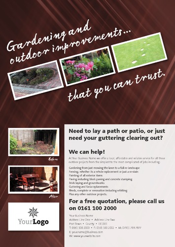 Home Maintenance A4 Flyers by SC Creative